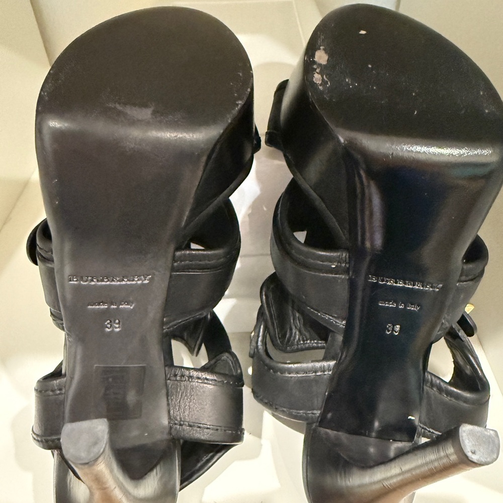 Burberry Aviator Beatty Platform Heels - Size 39 - Picture 6 of 8